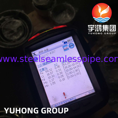 ASME SA403 Butt Weld Fittings 316L সিউমলেস ক্যাপ