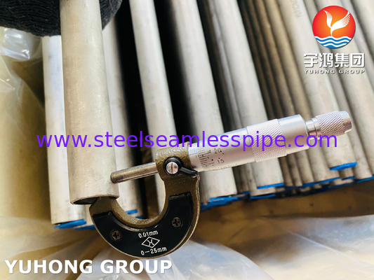 ASME SA213 TP316L 1.4404 গরম এক্সচেঞ্জারের জন্য সিউমলেস স্টেইনলেস স্টীল ইউ বন্ড টিউব