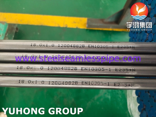 EN10305-1 E235 E355 সিউমলেস কোল্ড টানা স্টীল টিউব অটোমোবাইল যথার্থ টিউব