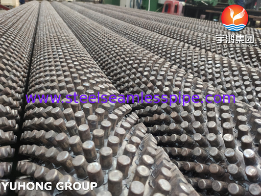 অ্যালগ্রিড স্টীল ASTM A213, ASME SA213 T9 স্টাফ ফিন টিউব বাষ্প চুলা জন্য