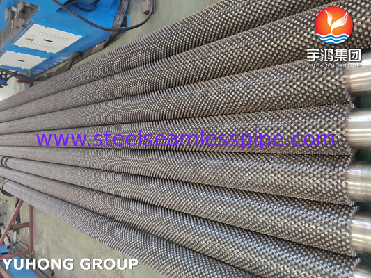 অ্যালগ্রিড স্টীল ASTM A213, ASME SA213 T9 স্টাফ ফিন টিউব বাষ্প চুলা জন্য