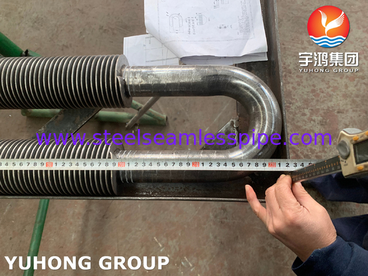 কার্বন ইস্পাত U Bend HFW Fined Tube ASTM A106 Gr.B তাপ এক্সচেঞ্জারের জন্য