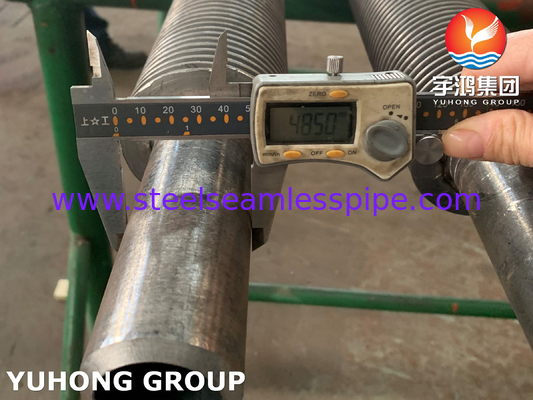 কার্বন ইস্পাত ASTM A106 GR.B উচ্চ ফ্রিকোয়েন্সি ঢালাই U-Fin টিউব
