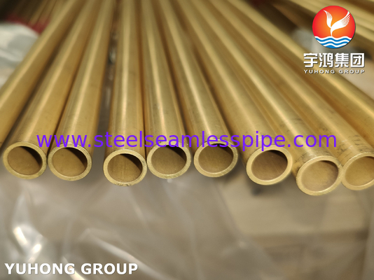 অ্যালুমিনিয়াম ব্রাস ASTM B111 C68700 বিজোড় টিউব জারা প্রতিরোধী