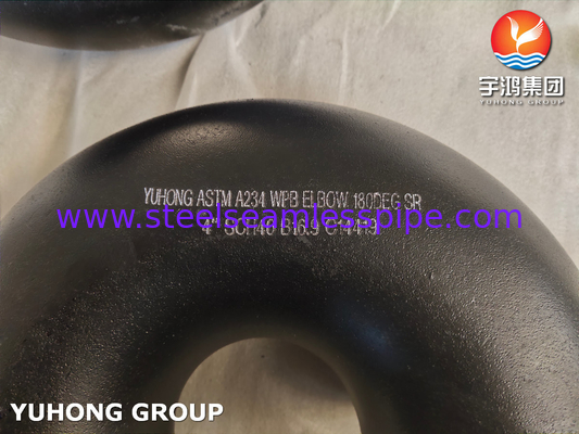 Buttweld ফিটিং ASTM A234 WPB কার্বন ইস্পাত 90/180 ডিগ্রী SR Elbow