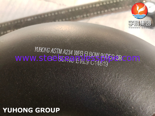 Buttweld ফিটিং ASTM A234 WPB কার্বন ইস্পাত 90/180 ডিগ্রী SR Elbow
