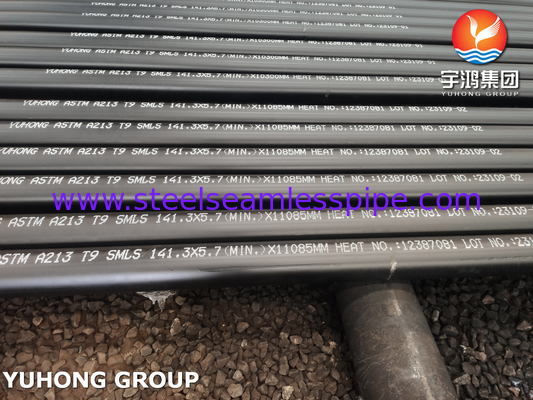 ASME SA213 T9 T11 T22 T91 অ্যালগরি স্টীল সিউমলেস টিউব ফায়ার ফার্নেস টিউব জন্য