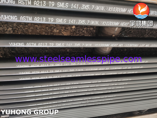 ASME SA213 T9 T11 T22 T91 অ্যালগরি স্টীল সিউমলেস টিউব ফায়ার ফার্নেস টিউব জন্য