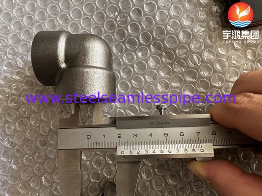 A182 F53 F92 1/2&quot; #3000 90° Elbow Socket Welded ASME B16.11 পাওয়ার প্ল্যান্টের জন্য