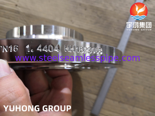 ফ্ল্যাট ওয়েল্ডিং ফ্ল্যাঞ্জ EN1092-1 TYPE 01/A 1.4307 1.4404 DN50/60.3 DN100 PN10/16