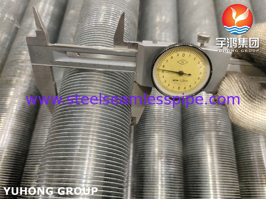 জি টাইপ এমবেডেড ফিন টিউব A1060 A1100 C12200 কোল্ডার হিটার ইকোনমিজারের জন্য