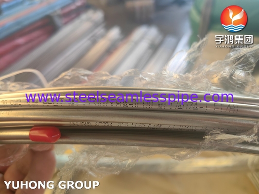 গ্রেড TP304 / 304L এবং TP316 / 316L স্টেইনলেস স্টিল বিজোড় কয়েল টিউব পিকলড / উজ্জ্বল এ্যানেলেল সারফেস ASME SA213