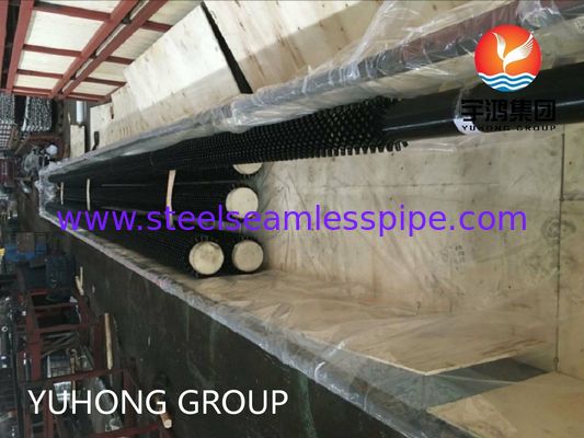 উচ্চ ফ্রিকোয়েন্সি ওয়েল্ডিংয়ের জন্য স্যান্ডব্লাস্টড ওভাল টিউব আকৃতির ASTM A335 P9 স্টাফড ফিনিড টিউব