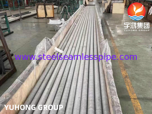 ASME SA249 TP304 AL শুকনো চুলা তাপ এক্সচেঞ্জের জন্য এক্সট্রুডেড টি-টাইপ ফিনিড টিউব বৃত্তাকার আকৃতির