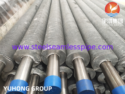 ASME SA249 TP304 AL শুকনো চুলা তাপ এক্সচেঞ্জের জন্য এক্সট্রুডেড টি-টাইপ ফিনিড টিউব বৃত্তাকার আকৃতির
