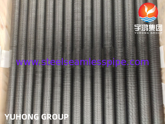 100mm-6000mm দৈর্ঘ্যে তাপ স্থানান্তর জন্য extruded ফিনিং কার্বন ইস্পাত টিউব
