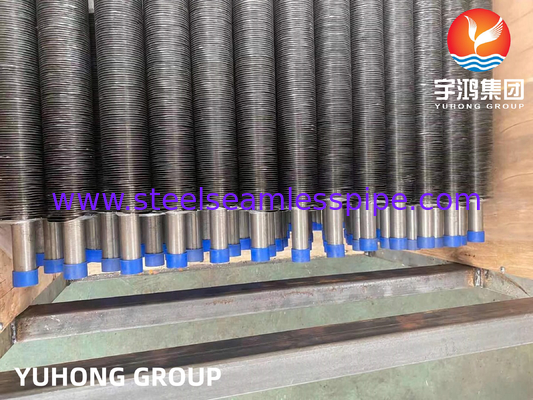 Monel 400 Fined Pipe G Type Embedded Type Air Cooler উচ্চ অ্যান্টি-কোরোসিওন