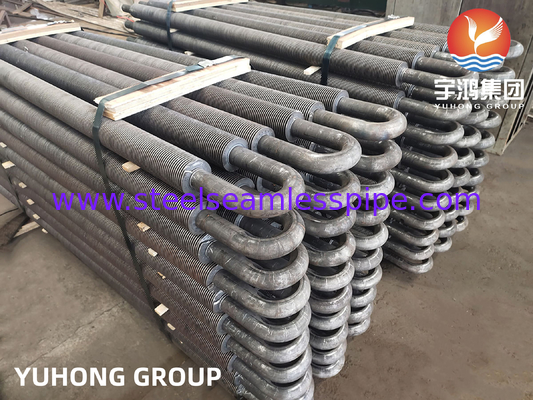 ASTM A179 AL ফিন এক্সট্রুজড ফিনড ইউ টিউব গরম এক্সচেঞ্জার এবং শুকানোর জন্য