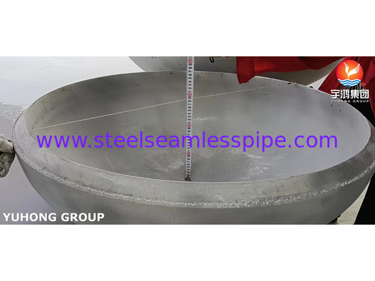 SA240 SS321 স্টেইনলেস স্টীল এলিপসয়েড হেড ট্যাঙ্ক এবং স্টোরেজ পাত্রে