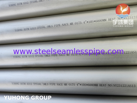 ASTM A312 TP321 / S32100 SEAMLESS PIPE NACE MR0175 / ISO 15156 অনুমোদিত