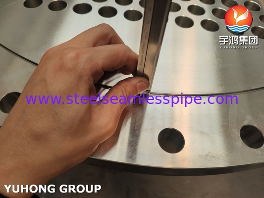 ASTM A182 F304 স্টেইনলেস স্টীল টিউব শীট তাপ এক্সচেঞ্জার টিউব প্লেট