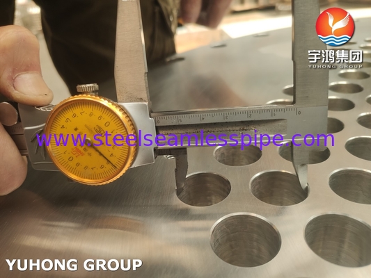 ASTM A182 F304 স্টেইনলেস স্টীল টিউব শীট তাপ এক্সচেঞ্জার টিউব প্লেট
