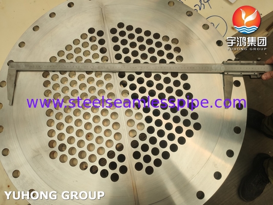 ASTM A182 F304 স্টেইনলেস স্টীল টিউব শীট তাপ এক্সচেঞ্জার টিউব প্লেট