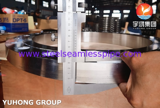 ASTM A182 F904L স্টেইনলেস স্টীল ফ্ল্যাঞ্জগুলি চমৎকার জারা প্রতিরোধের সাথে