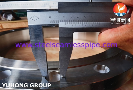 ASTM A182 F904L স্টেইনলেস স্টীল ফ্ল্যাঞ্জগুলি চমৎকার জারা প্রতিরোধের সাথে