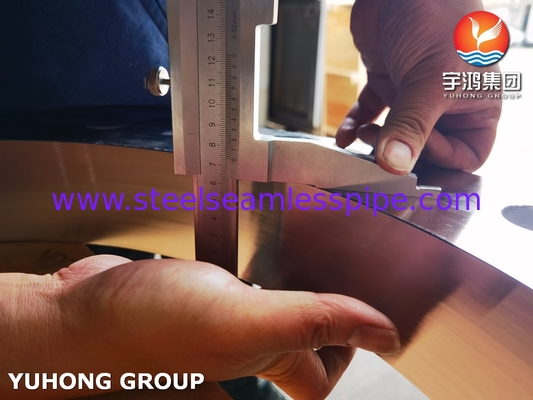 ASTM A182 F904L স্টেইনলেস স্টীল ফ্ল্যাঞ্জগুলি চমৎকার জারা প্রতিরোধের সাথে