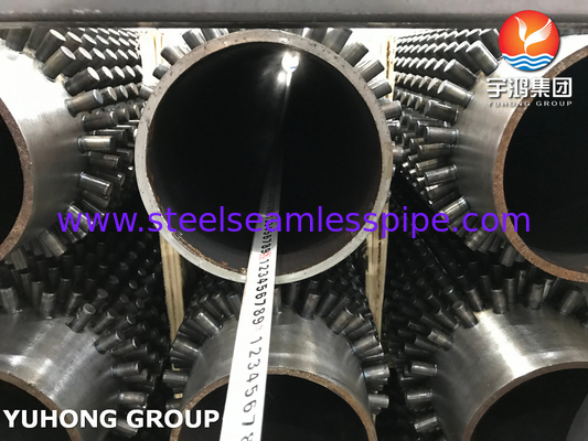 ASME SA106 GR.B তেল পরিশোধক জন্য কার্বন ইস্পাত স্টাফড ফিন টিউব