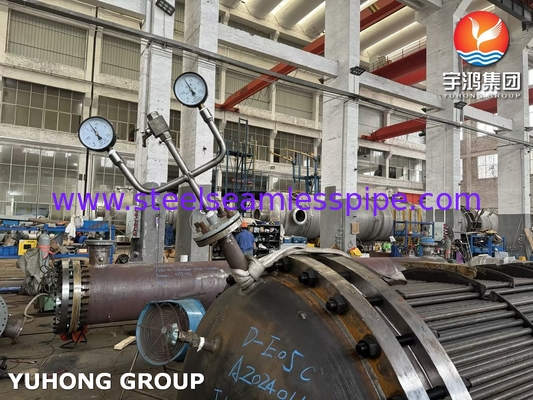 টিউব ব্যান্ডেল ASME U STAMP D-E05C ASME SA179 কার্বন স্টীল সিউমলেস টিউব ASME SA266 Gr.2N টিউব শীট সহ