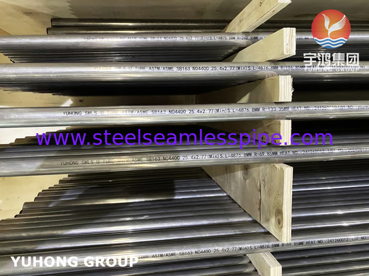 নিকেল অ্যালোয় ইউ বন্ড টিউব ASME SB163 Monel 400 UNS N04400 Seamless Tube