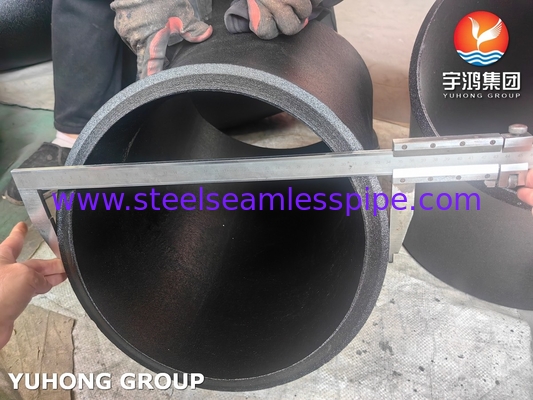 বড় ডায়ামেটার ফিটিং ASTM A234 WPB LR 45 ডিগ্রি এলকোট B169