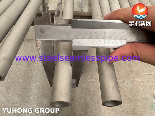 সুপার ডুপ্লেক্স স্টিল সিমলেস পাইপ ASTM A790 UNS S32750 অ্যাসিড প্রতিরোধী