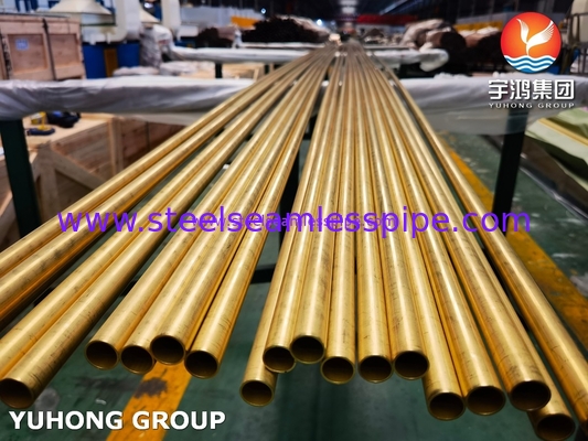 ASME SB111 / ASTM B111 C68700 তামার খাদের seamless টিউব