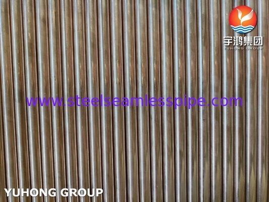 ASTM B111 C70600 তাপ এক্সচেঞ্জার কনডেনসেশন প্ল্যান্টের জন্য তামা খাদ টিউব