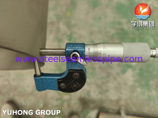 স্টেইনলেস স্টীল সিউমলেস পাইপ EN 10216-5 D2/T1 1.4404 TP316L তেল এবং গ্যাসের জন্য