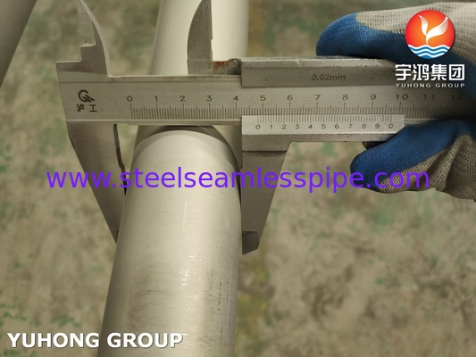 স্টেইনলেস স্টীল সিউমলেস পাইপ EN 10216-5 D2/T1 1.4404 TP316L তেল এবং গ্যাসের জন্য