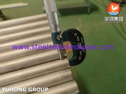 সুপার ডুপ্লেক্স 2507 টিউব, ASME SA789 UNS S32750 সিউমলেস ডুপ্লেক্স স্টিল টিউব