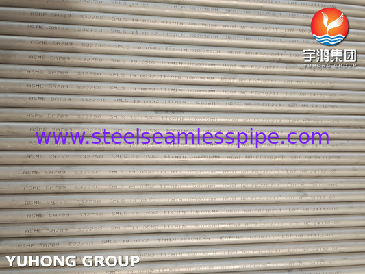 সুপার ডুপ্লেক্স 2507 টিউব, ASME SA789 UNS S32750 সিউমলেস ডুপ্লেক্স স্টিল টিউব