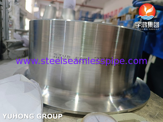 ASTM A403 WP317 স্টেইনলেস স্টীল স্টাড শেষ B16.9 Buttweld Lap Joint Stub শেষ