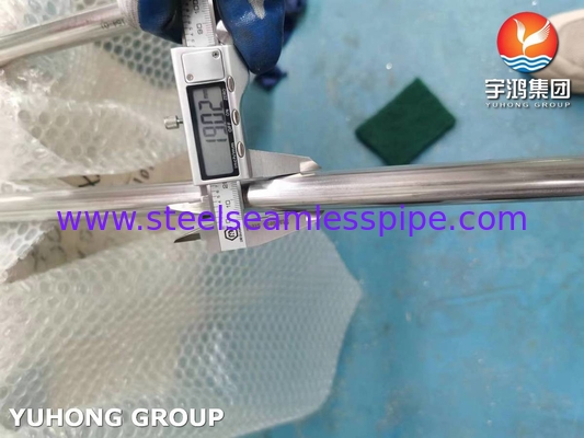 ASTM A249 TP304 BA স্টেইনলেস স্টীল ঢালাই টিউব, বয়লার এবং তাপ এক্সচেঞ্জার টিউব