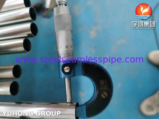 ASTM A249 TP304 BA স্টেইনলেস স্টীল ঢালাই টিউব, বয়লার এবং তাপ এক্সচেঞ্জার টিউব