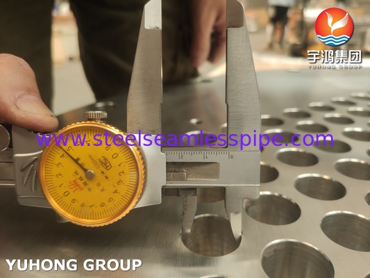 ASME SA240 SS304 স্টেইনলেস স্টীল টিউব শীট জন্য তাপ এক্সচেঞ্জার