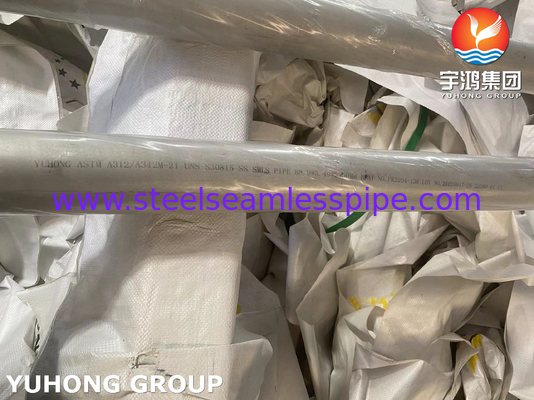 উচ্চ তাপমাত্রা সেবা জন্য ASTM A312 স্টেইনলেস স্টীল seamless টিউব S30815 253MA