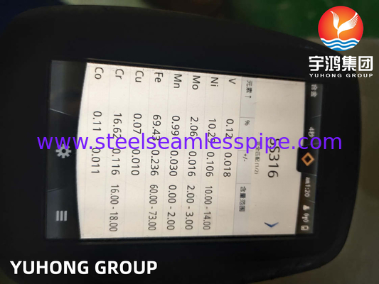 ASTM A358 Gr.1 TP316L স্টেইনলেস স্টীল ওয়াটার ট্রিটমেন্ট প্ল্যান্টের জন্য ঝালাই পাইপ
