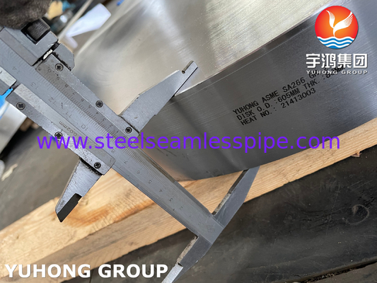 ASME SA266 GR 2 কার্বন ইস্পাত ডিস্ক এবং রিং জন্য তাপ এক্সচেঞ্জার