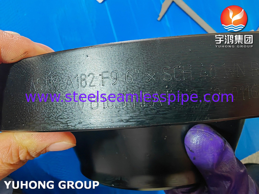ASTM A182 Gr F9 অ্যালগরি স্টীল ওয়েড নেক ফ্ল্যাঞ্জ ASME B16.5 কাঠের WNRF ফ্ল্যাঞ্জ