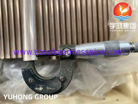 কপার অ্যালোয় সিউমলেস টিউব ASTM B111 C68700 C70600 C44300 C1200 তাপ এক্সচেঞ্জার কনডেন্সার এয়ার কুলার হিটিং সিস্টেমের জন্য